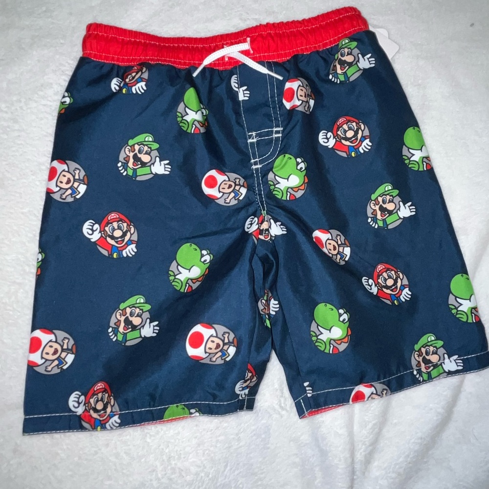 Mario an Luigi swim shorts carters